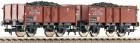 521103 Fleischmann Set of 2 coal loaded Gondola cars